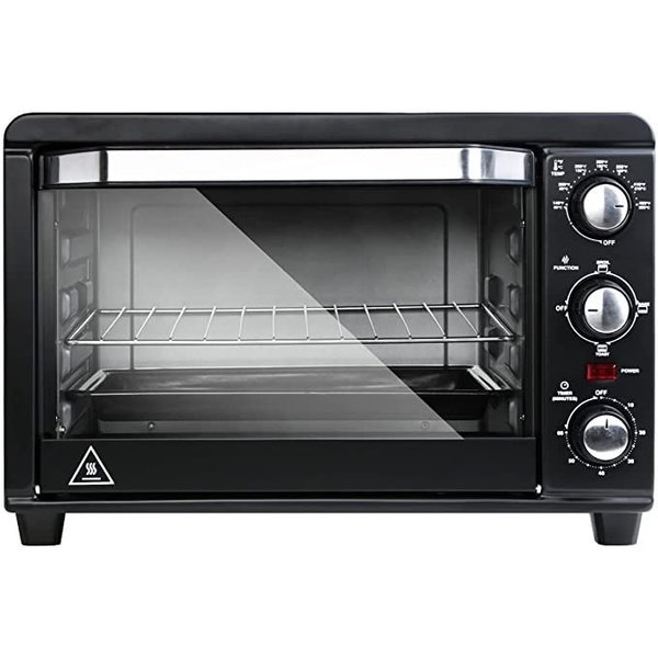 Ipower Toaster Oven with 20Litres capacity，16x13in，black HIOVEN20L16X13B